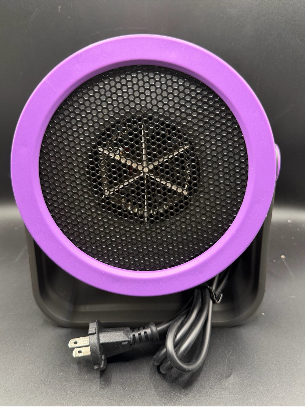 Portable Purple Personal heater - Compact Plug-In